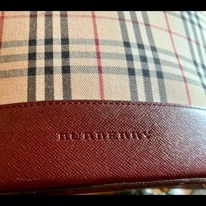 Authentic Burberry Nova Check Bucket Tote Bag